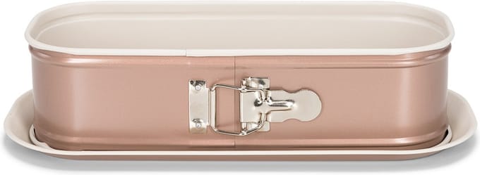 Patisse Springvorm - Anti-Aanbak - Vierkant - Rose Goud - 30 cm - Bakvorm - Cakevorm