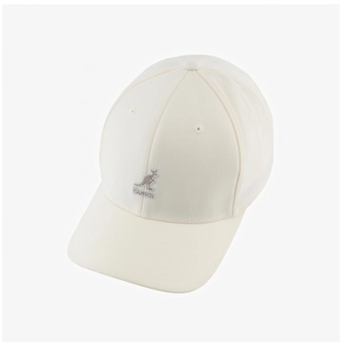 Casquette de baseball Kangol 8650bc Blanche Flex Fit Laine 8650BC WHITE (L) white