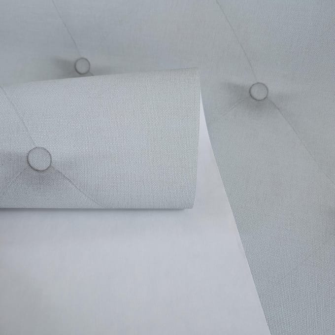 Rivièra Maison R.M Anvers Linen Button Rosé Petal - Behang - 1 m x 53 cm