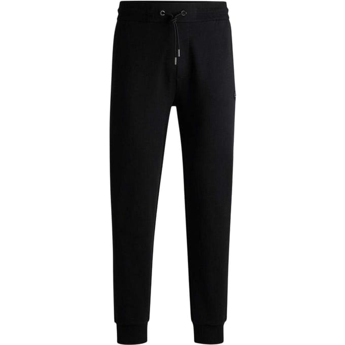 Hugo Boss Heren Joggingbroek met manchet (Zwart)