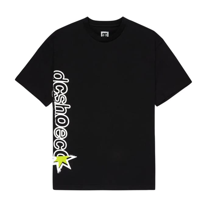 Dc Shoes Shock Side T-shirt Met Korte Mouwen Zwart S Man