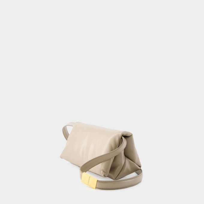 Kleine Hobo Prisma tas - Marni - Leer - Bruin