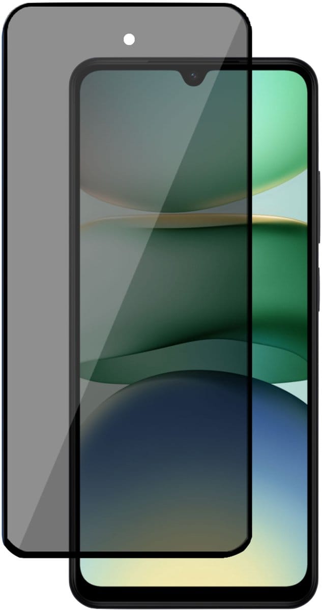 TechNow Privé Screenprotector geschikt voor Xiaomi Redmi A5 4G Screenprotector - Privacy Beschermglas - Rounded - Privacy Proteqt+