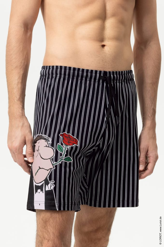 Korte broek Serie mey x LORIOT Zwart