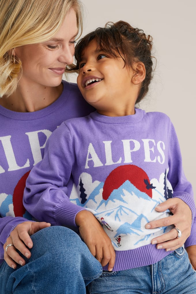 WE Fashion Knitted Pullover Light Purple Taglia: 146/152 | Maglioni Outlet | kids | Viola
