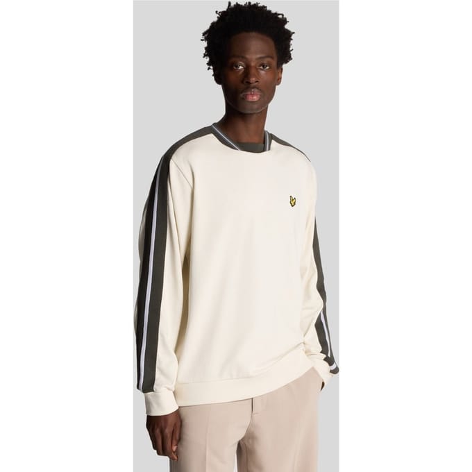 Sweatshirt met contrasterende band Lyle & Scott