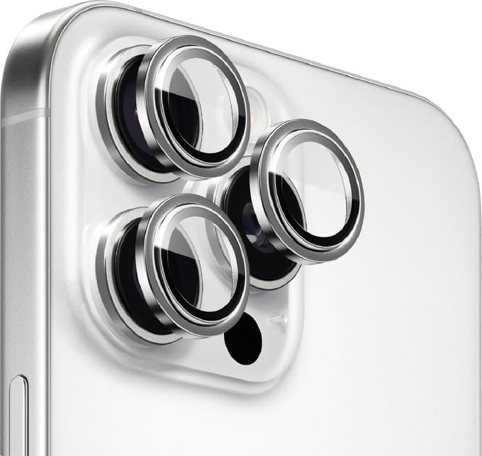 iPhone 16 Pro / 16 Pro Max Camera Lens Screen Protector Zliver - Screenprotector - Camera Protector iPhone 16 Pro