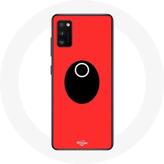 Samsung Galaxy A41 hoesje Squid Game masker soldaat cirkel