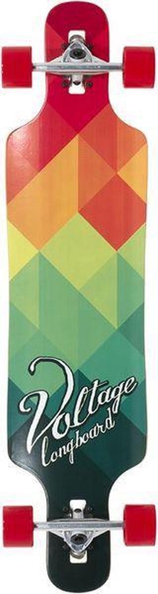 Voltage DT Longboard 39 Rood Groen