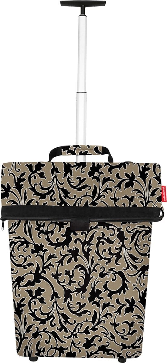 Reisenthel Trolley M Boodschappentrolley - 43L - Baroque Marble Zwart