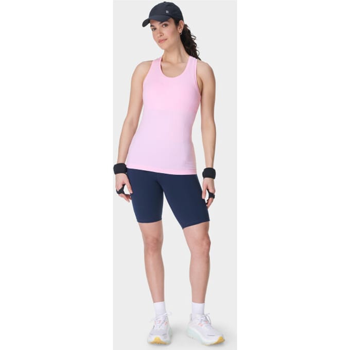 Sweaty Betty Athlete Seamless Workout Tank Top ROZE - Maat S
