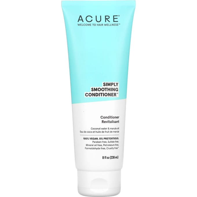 ACURE, Après-shampoing Simply Soothing, huile de noix de coco et de marula, 237 ml (236,5 ml) white