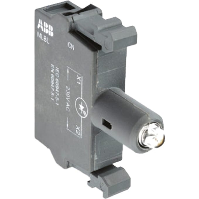 ABB Rode LED Signaallamp Module 24V AC DC Frontmontage - 1SFA611621R1011