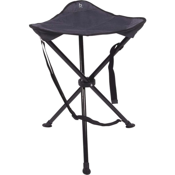 Bo-Camp - 3-Poots krukje - Deluxe - Antraciet - 55 cm