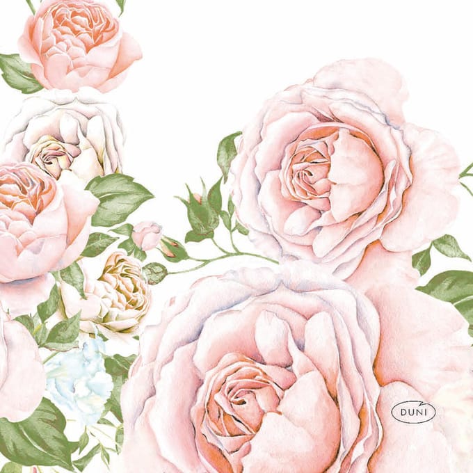 Rose Glory Servetten - 24x24 cm
