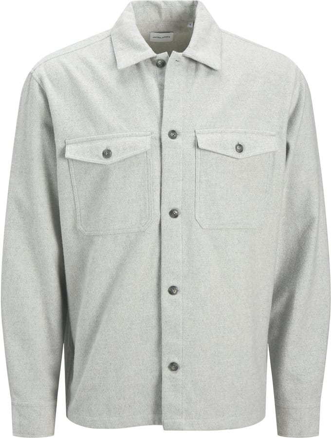 JACK&JONES ESSENTIALS - JJEPERFECT MELANGE OVERSHIRT LS SN Heren Overhemd