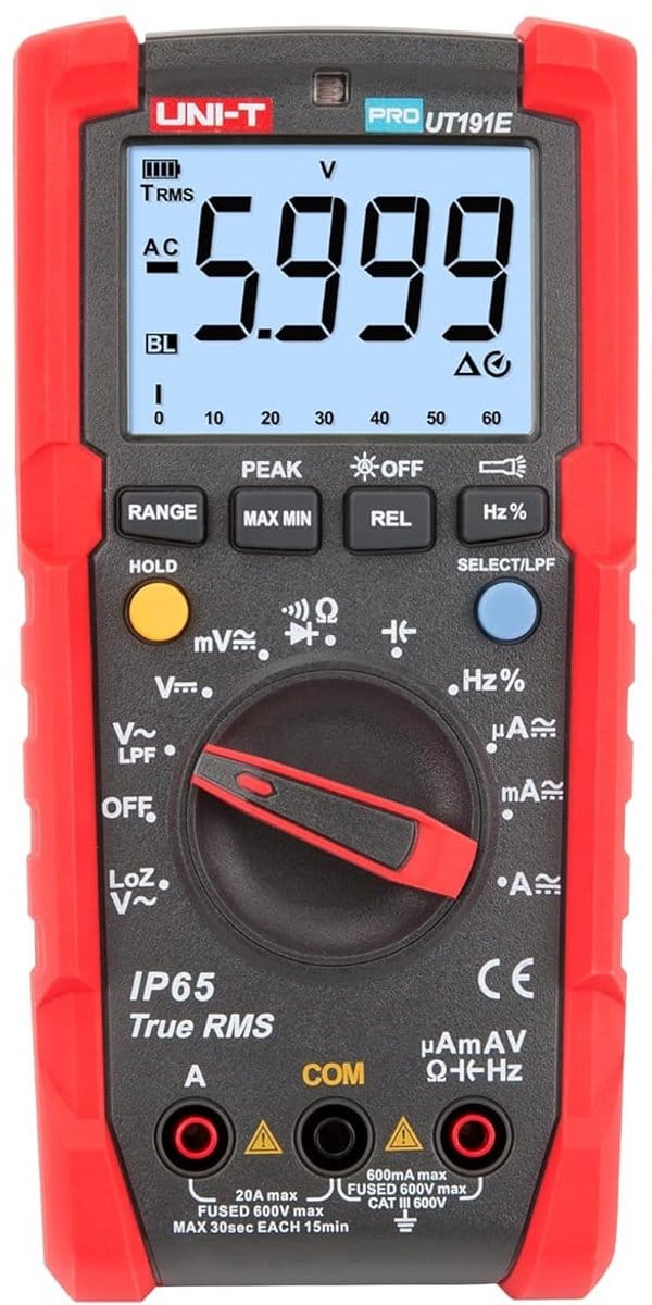 Digitale Multimeter True RMS Universele Spanning Stroom Weerstand Capaciteit Frequentiemeter