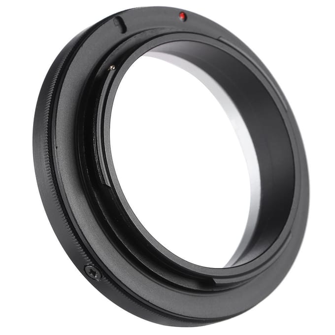 Bague d'adaptation FD-EOS pour objectif Canon FD, compatible avec les objectifs à monture EOS black