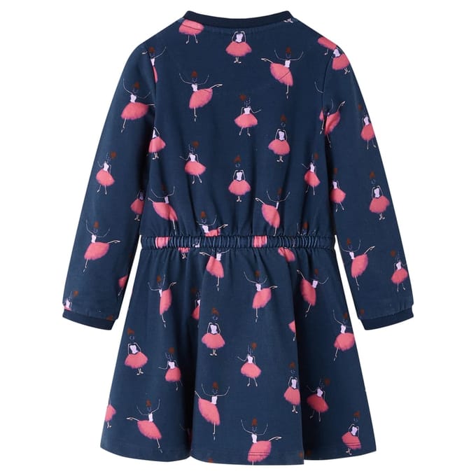vidaXL - Kinderjurk - 104 - marineblauw
