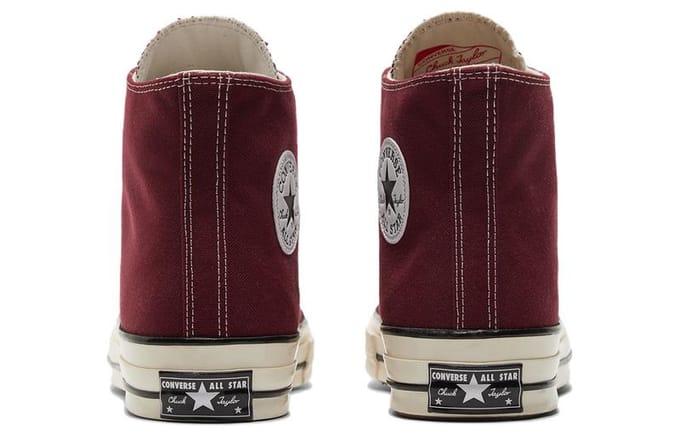 Converse Chuck 70 High Dark Beetroot Baskets unisexes Rouge Aigrette Noir A01448C 44 brown