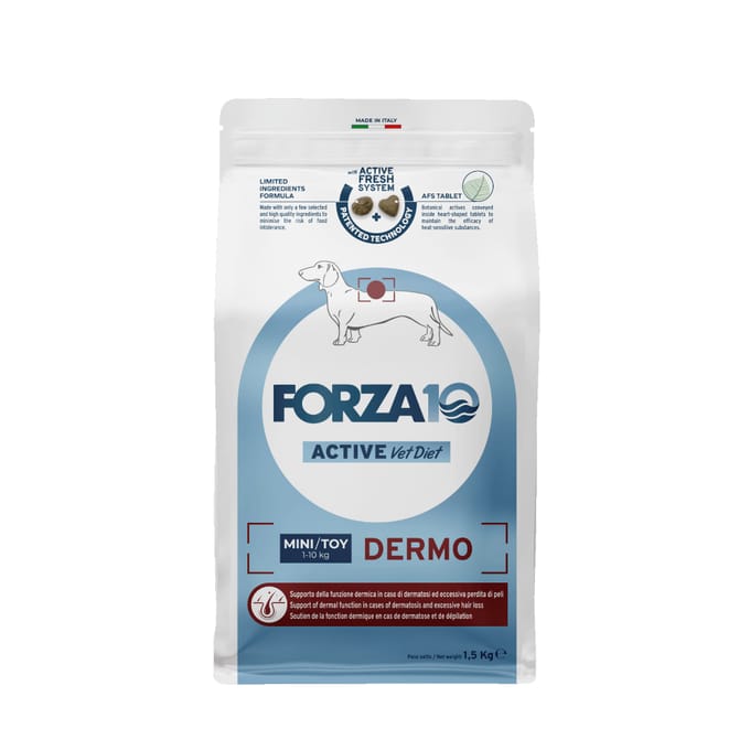 1,5kg Forza10 Active Line - Mini/Toy Dermo droogvoer voor honden