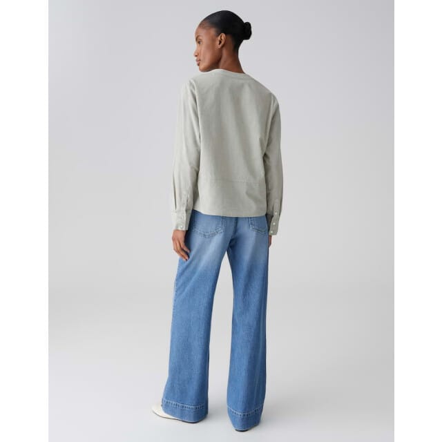 regular fit blouse met V-hals model 'Feleen'