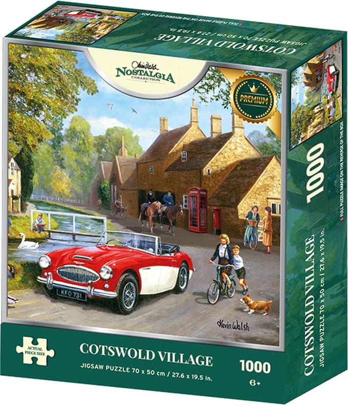 Cotswold Village Puzzel 1000 Stukjes