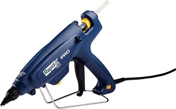 Rapid PRO EG340 Elektrisch Lijmpistool incl. Standaard - 12 mm Lijmpatronen - Blauw