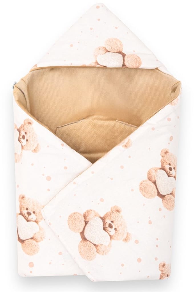 New Baby inbakerdeken autostoel 80x80 cm beige - Voetenzak