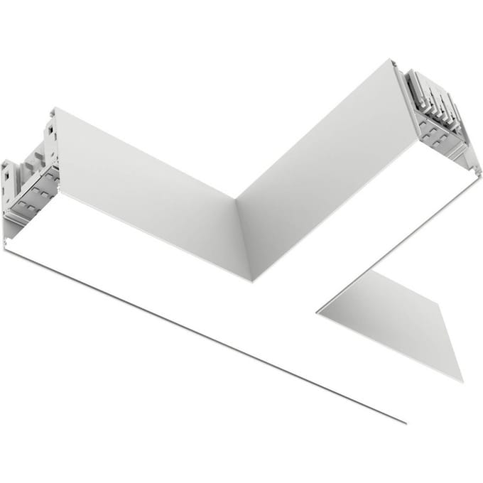 The Light Group SLC LED-hoekmodule Click T, AC, aansluiting links, wit