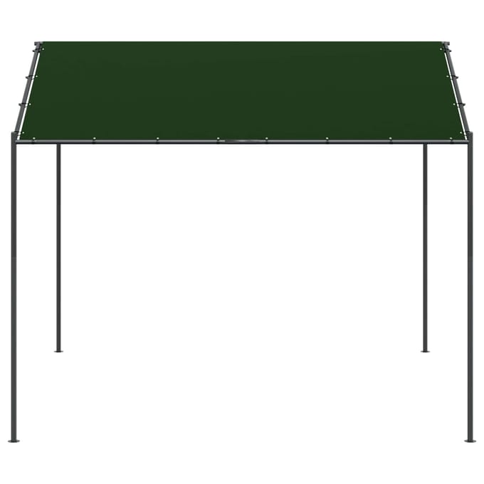 vidaXL - Prieel - 4 - x - 4 - x - 2,6 - m - Taupe - Polyester - en - Staal