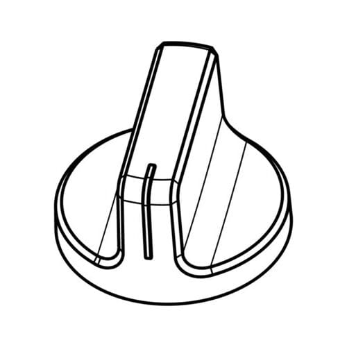 AEG knop, index, wit, 140216939011
