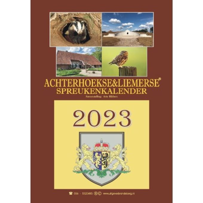 Achterhoekse & Liemerse Spreukenkalender / 2023 - Arie Ribbers