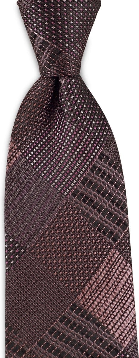 We Love Ties - Stropdassen - Stropdas Blockbuster - roze / zwart