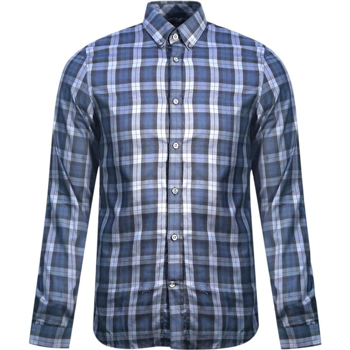 Fred Perry Black Long Sleeve Shirt