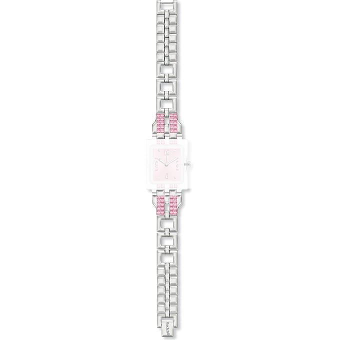 Swatch Plastic - Square SUB 18mm ASUBK137G SUBK137G Be Found Pink band