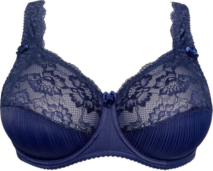 Plaisir Beate beugel bh donkerblauw 110G -grote maten met draagcomfort