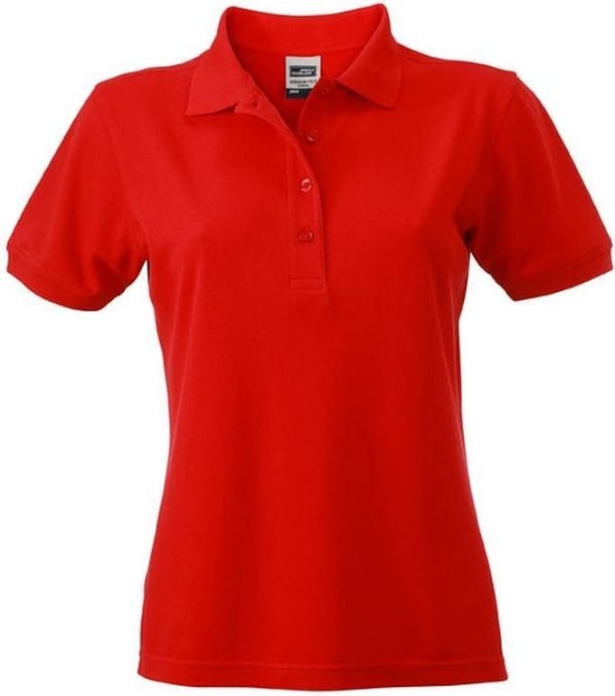 James and Nicholson Dames/dames Werkkleding Poloshirt (Rood)