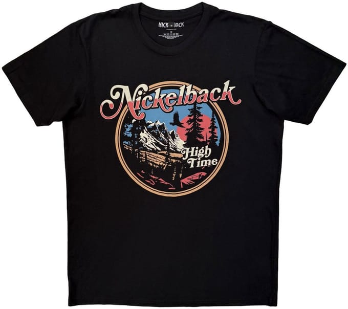 Nickelback - High Time Heren Tshirt - S - Zwart