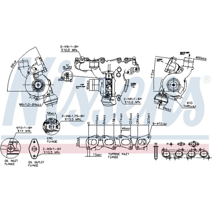 Supercharger, drukvulling NISSENS 93131