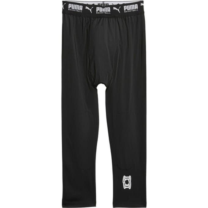 Puma Hoops Team 3/4 Tights Ondergoed Strak Zwart K001