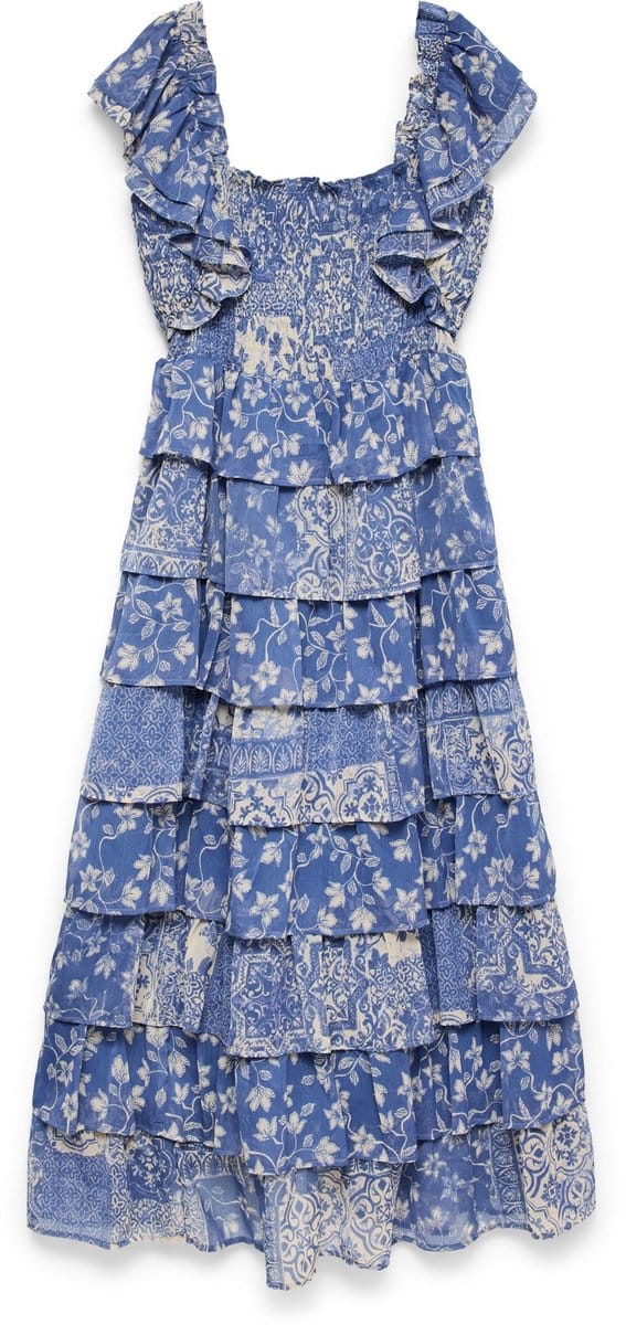 Vero Moda Jurk met laagjes VMAMAZING Lange jurk