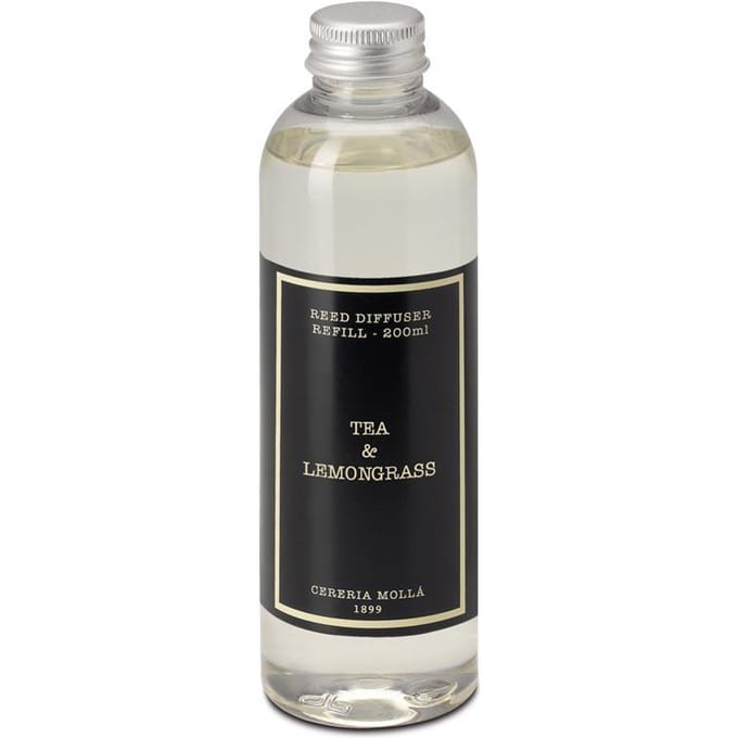 200 ml Thee & Citroengras Cereria Molla Diffuser Navulling