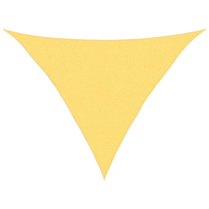 vidaXL - Zonnezeil - 160 - g/m² - 2,5x2,5x3,5 - m - HDPE - beige