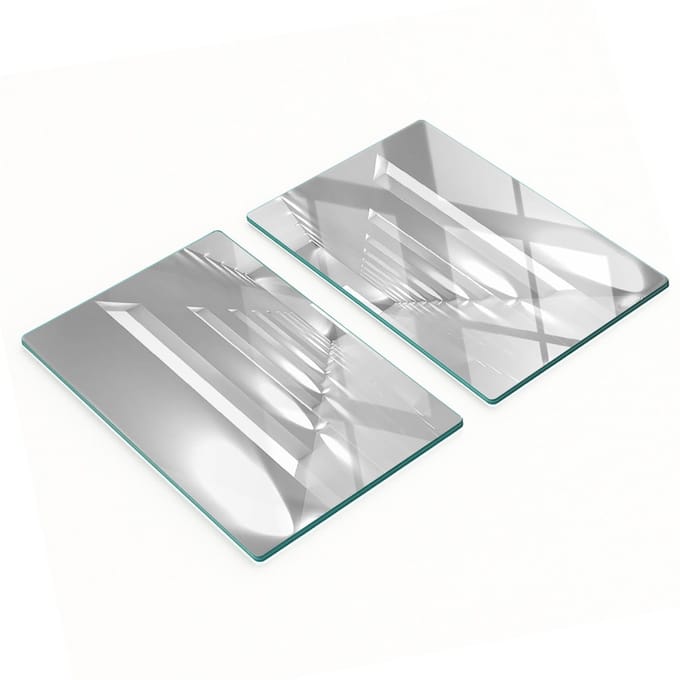 Multifunctionele decoratieve glazen panelen met print voor de hal, 2x40x52 cm