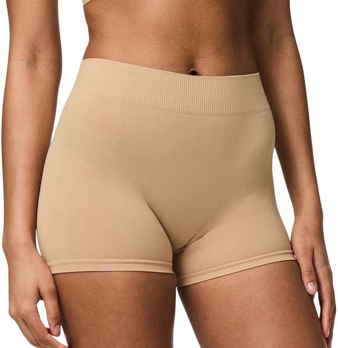 Pieces dames short naadloos - Mini shorts London  - L  - Beige