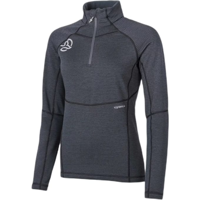 Dames trui met ronde hals en 1/2 rits Ternua Momhill