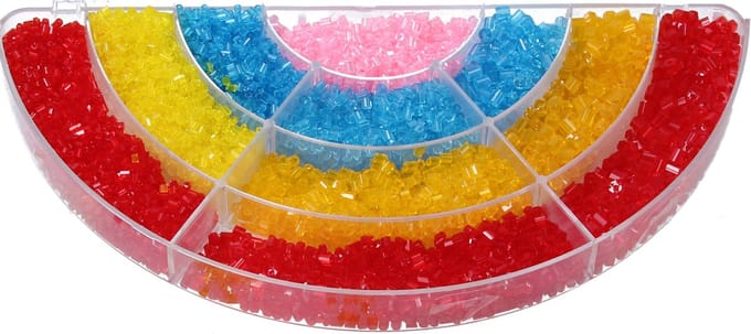 Craft Universe Kralenset Regenboog Meisjes Rood/geel/blauw