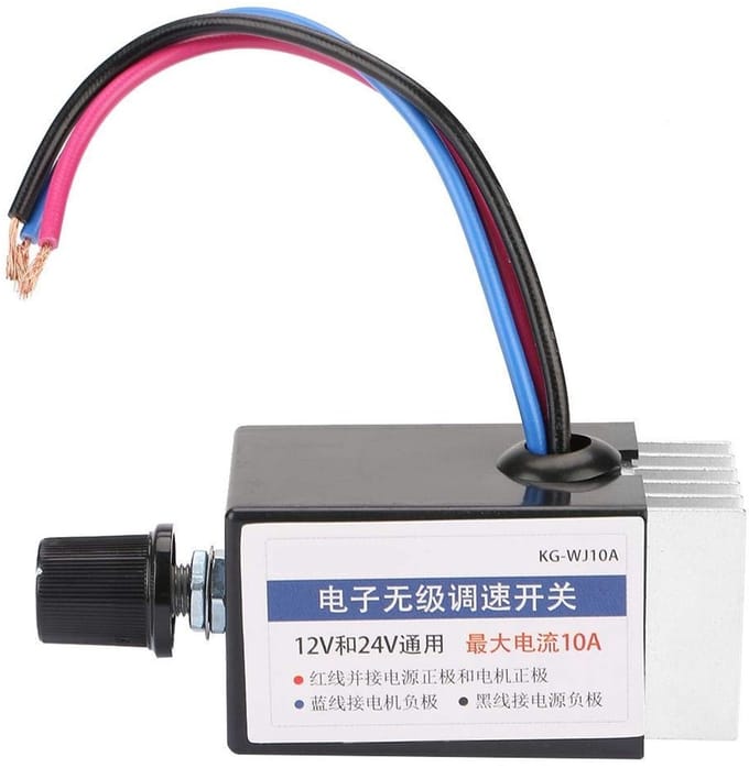 Allecto - Dc motor controller - Stepless snelheid - Ideaal voor