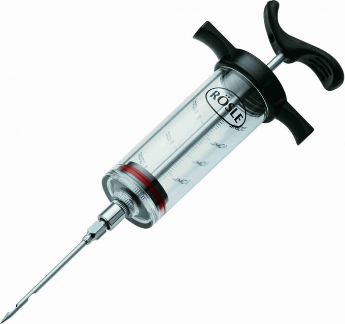 Rösle Barbecue Marinade Injector - 50 ml - RVS - Rösle